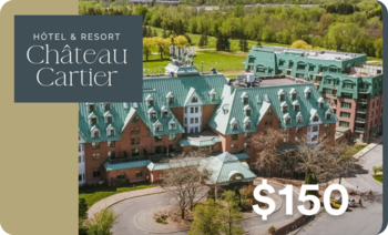 Hôtel & Resort Château Cartier Carte-cadeau de 150 dollars
